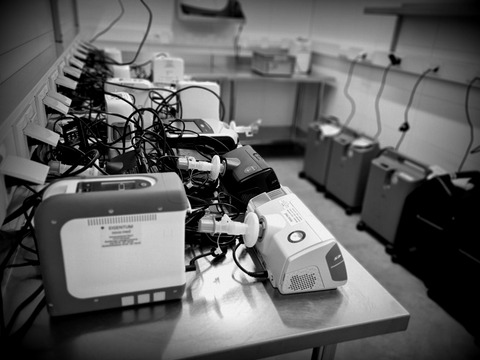 Arbeitsbereich für DGUV V3 Prüfung und dokumentierte Bearbeitung